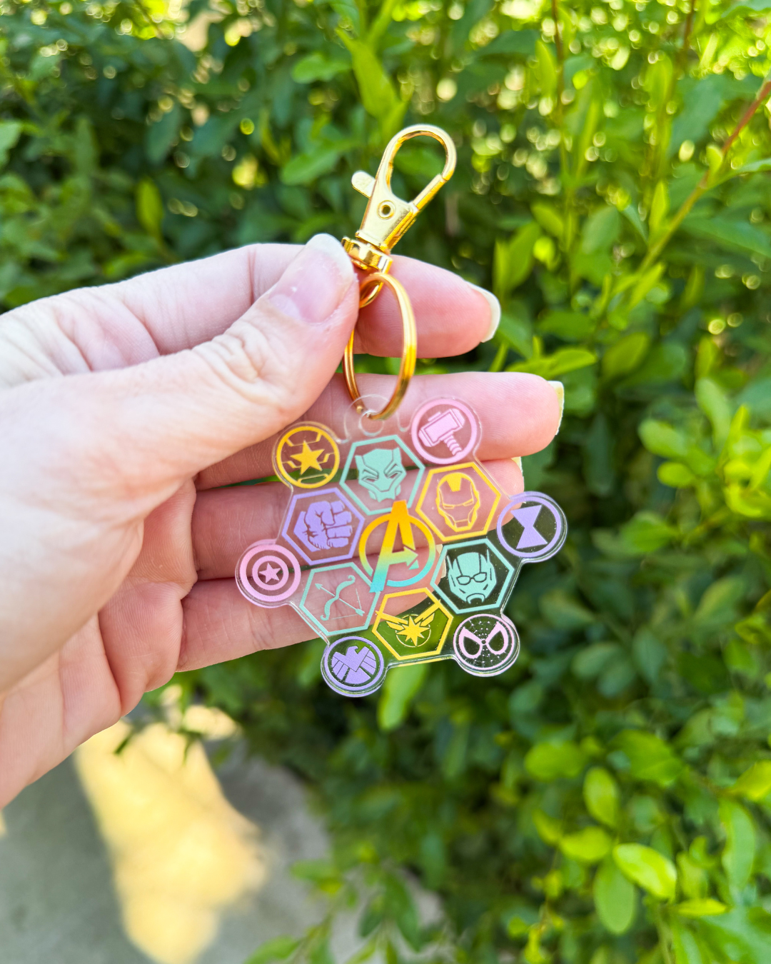 Pastel Heroes Bag Charm