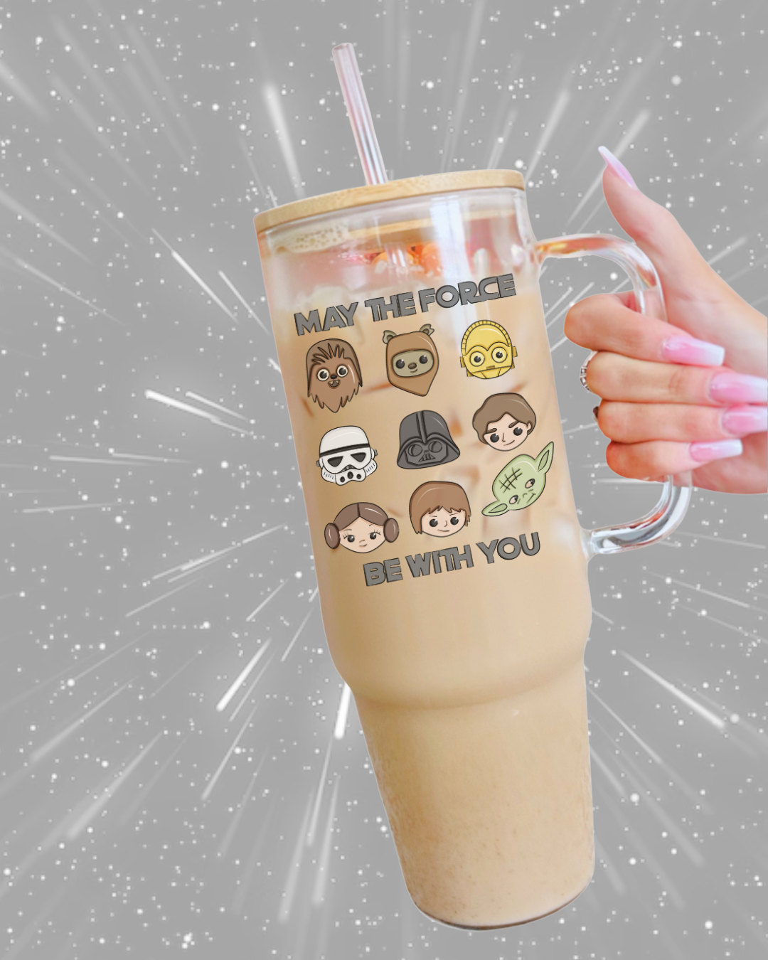 Galaxy Friends Glass