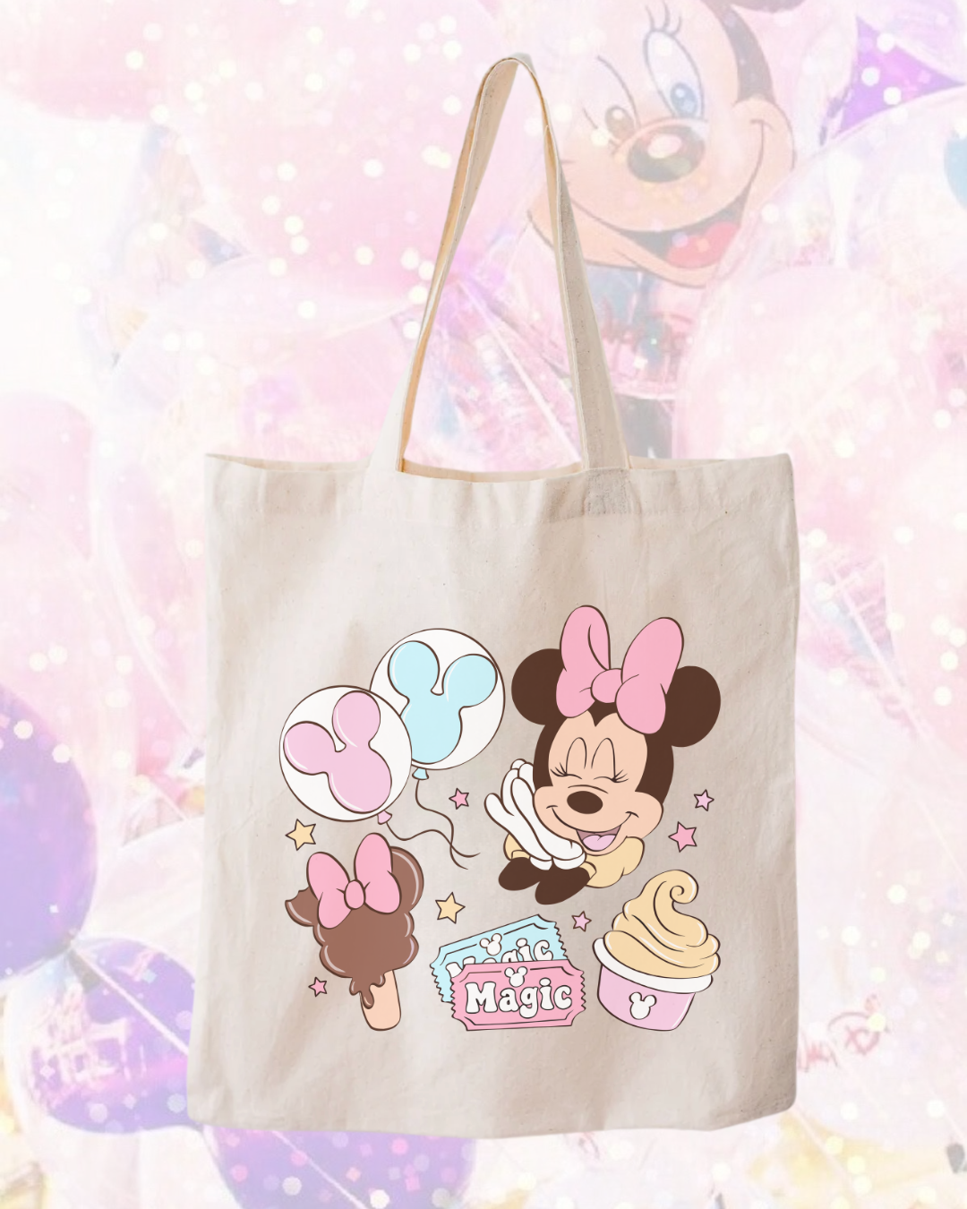Girly Snacks Tote Bag