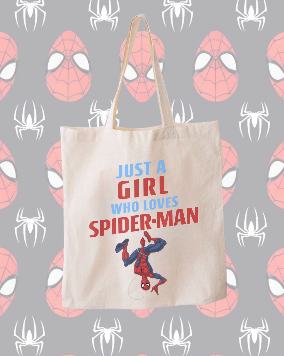 Spider Girlie Tote Bag