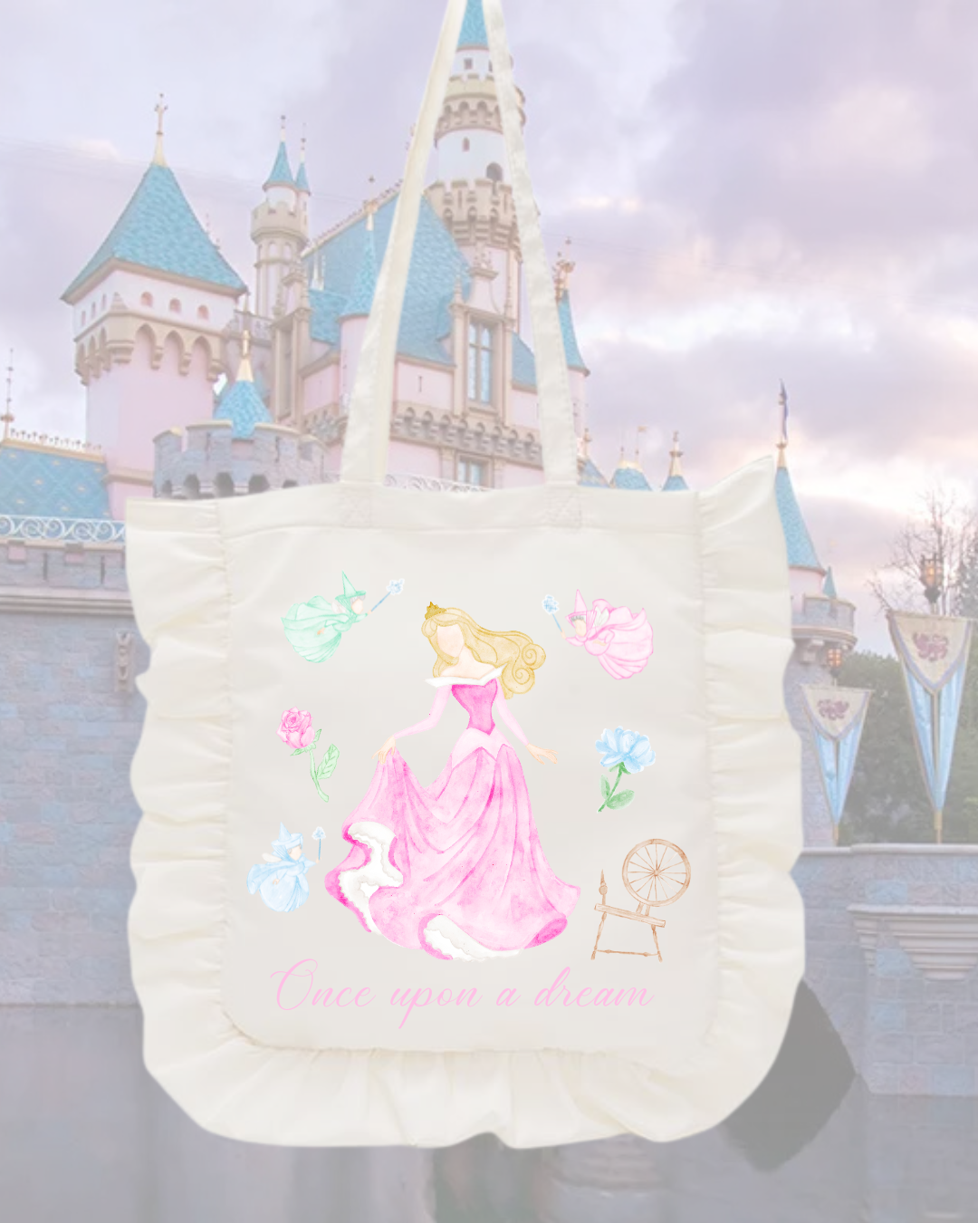 Once Upon a Dream Ruffle Tote Bag