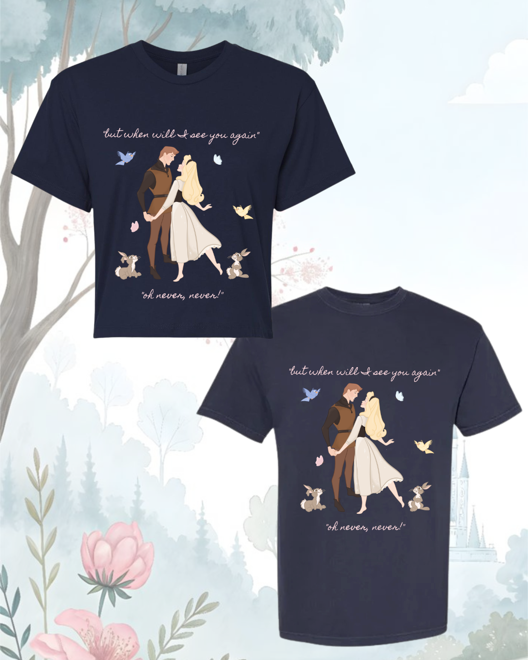 Once Upon a Goodbye Crop and Shirt