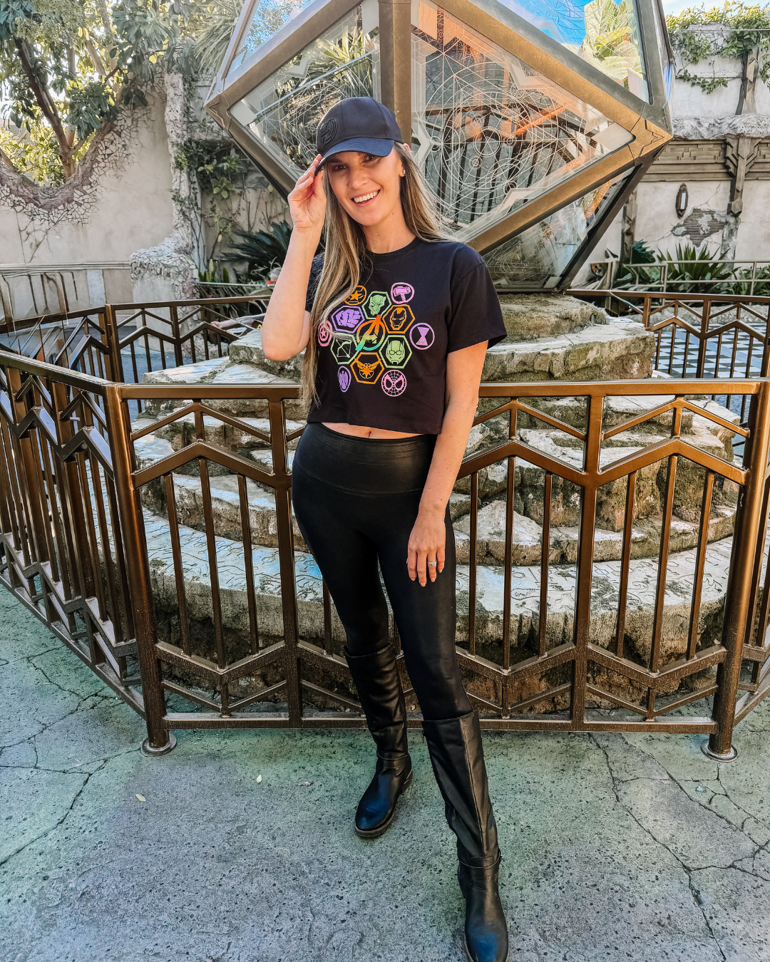 Pastel Heroes Crop and Shirt