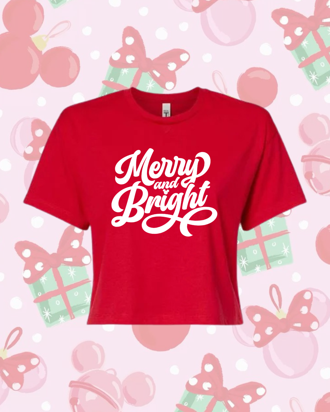 Merry & Bright Boxy Crop and Crewneck