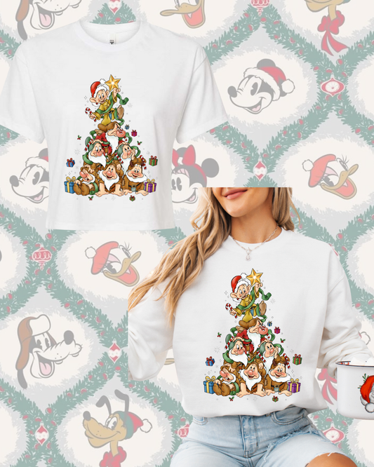 Holly Jolly Gnomes Boxy Crop and Crewneck