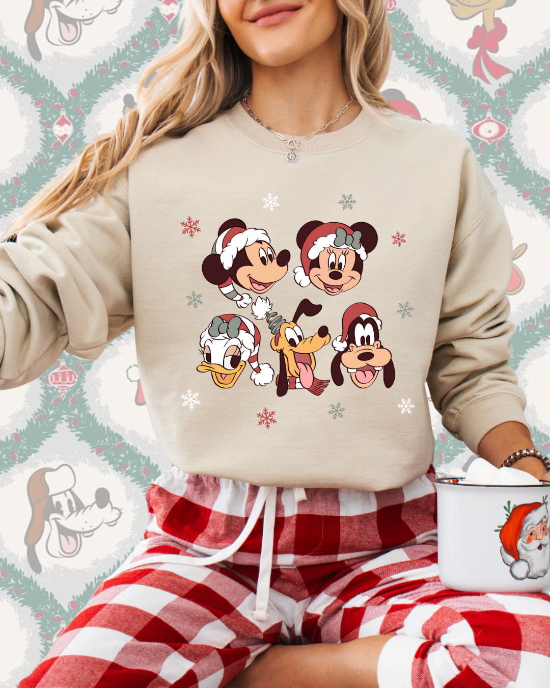 Holiday Pals Boxy Crop, Tee and Crewneck