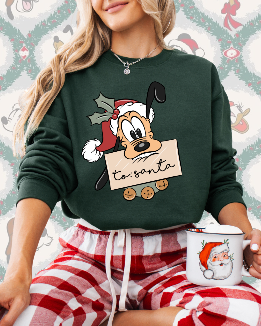 Santa Paws Tee and Crewneck