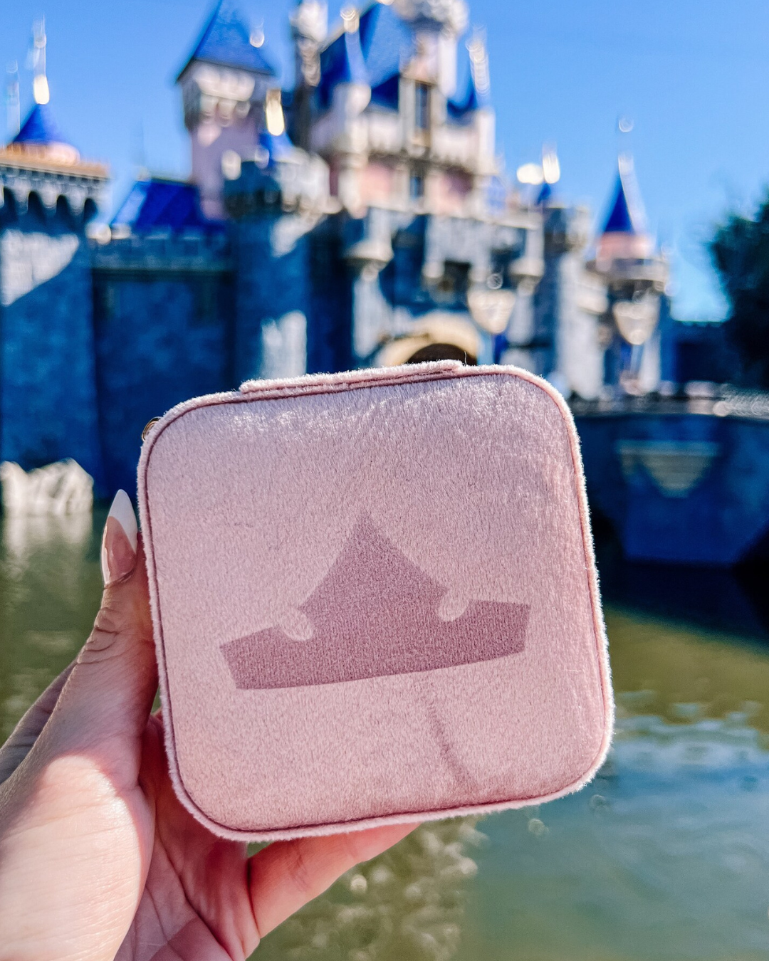Crown of Dreams Velvet Jewelry Case