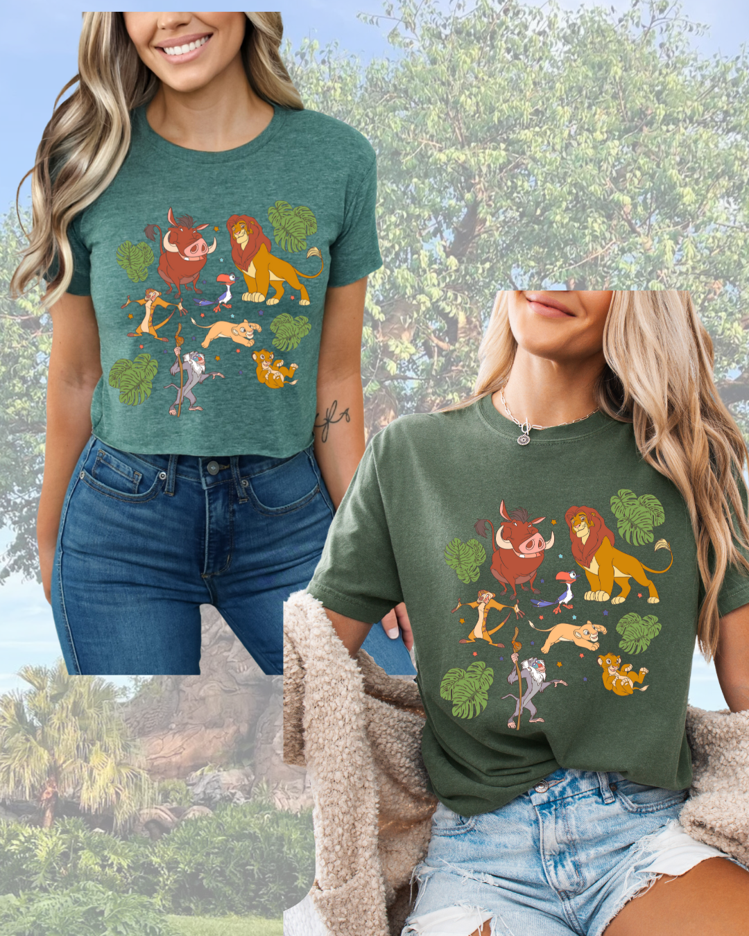 Wild Side Crop or Shirt