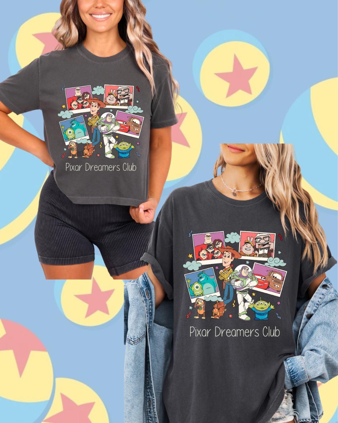 Dreamers Collage Crop or Shirt