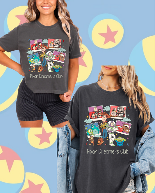 Dreamers Collage Crop or Shirt