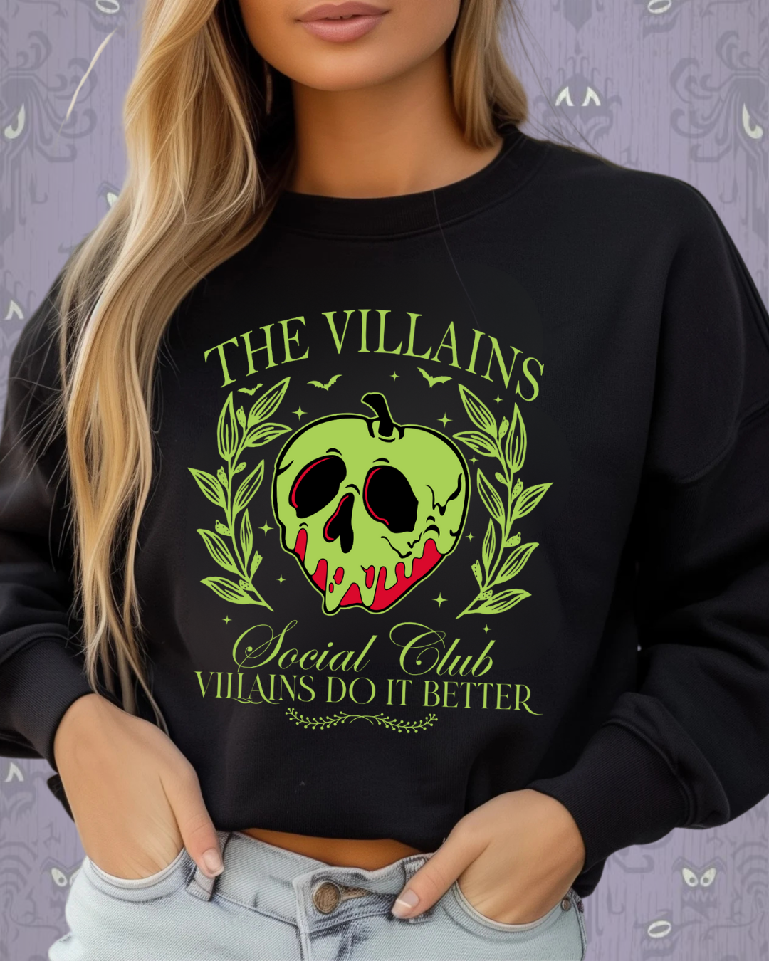 Poison Apple Crop, Shirt and Crewneck