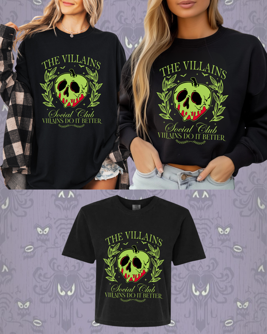 Poison Apple Crop, Shirt and Crewneck
