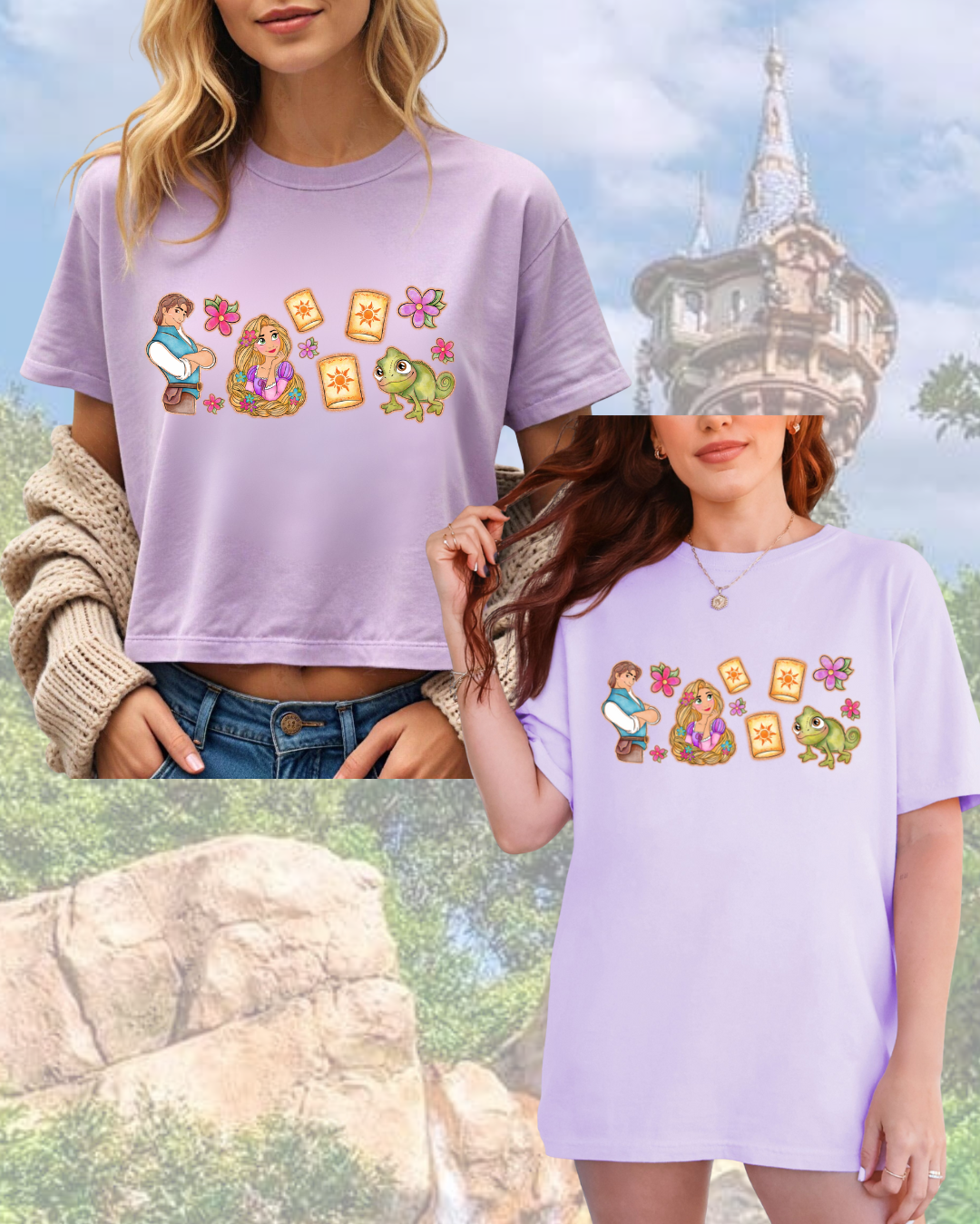 Gleam & Glow Crop or Shirt