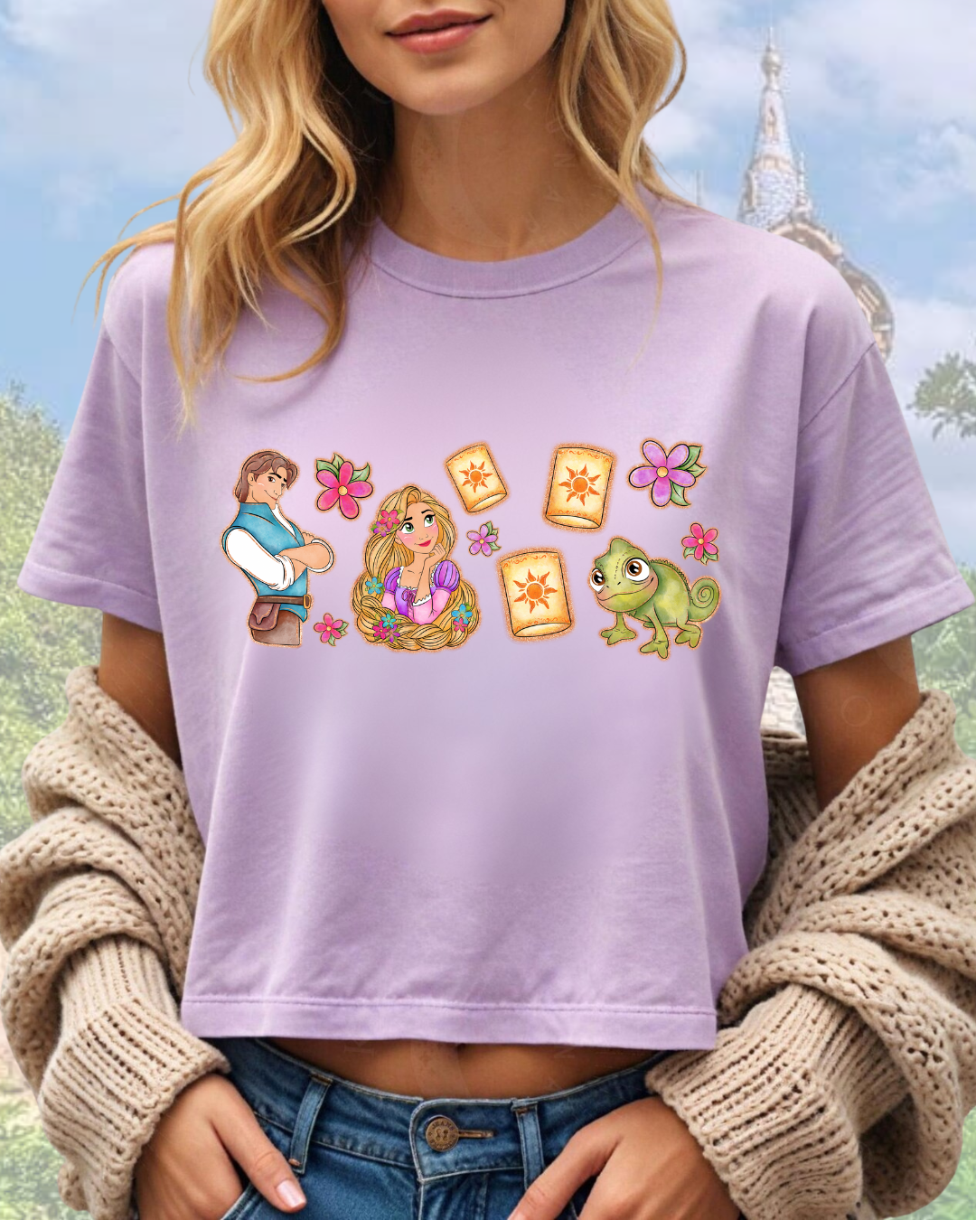 Gleam & Glow Crop or Shirt