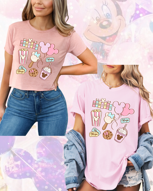 Magical Snacks Crop or Shirt