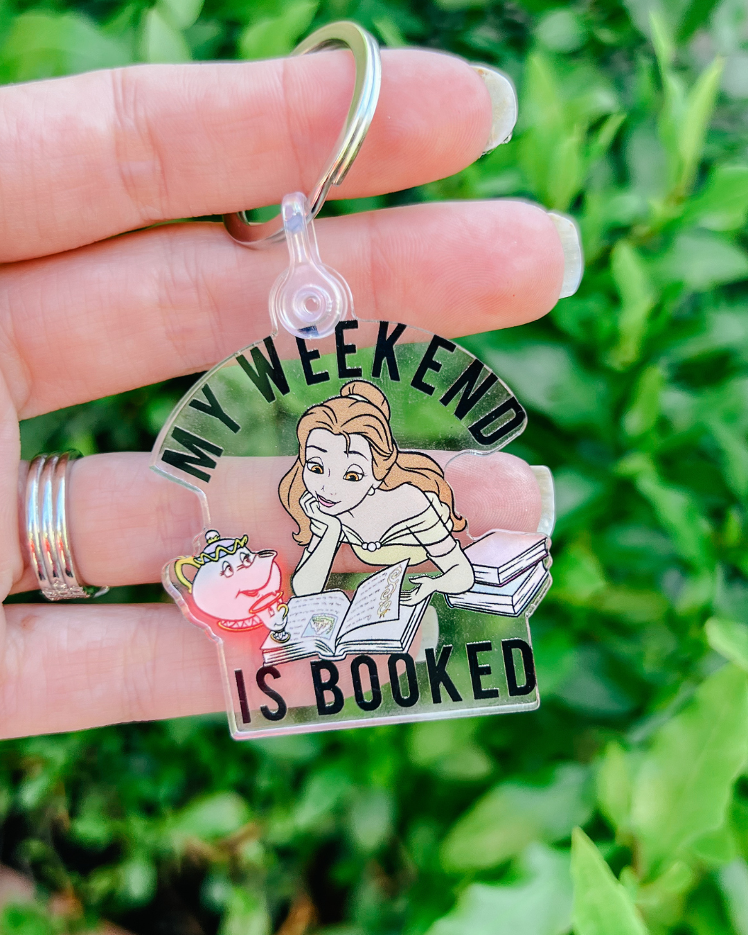 My Weekend is Booked Bag Charm