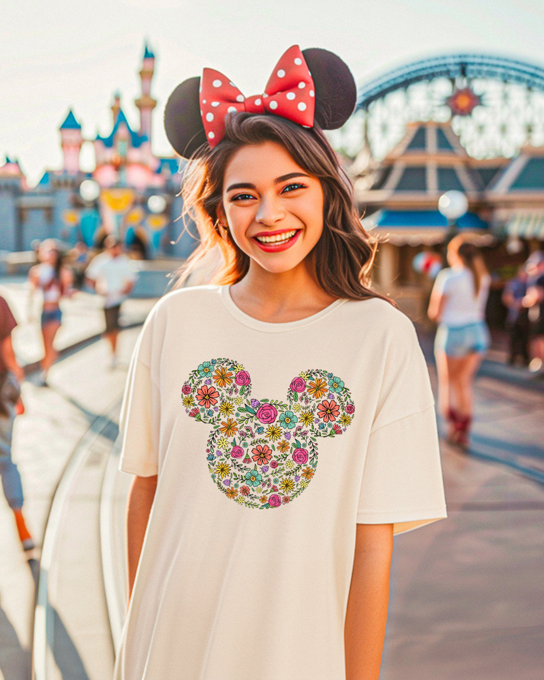 Flower and Garden Crop or T-Shirt