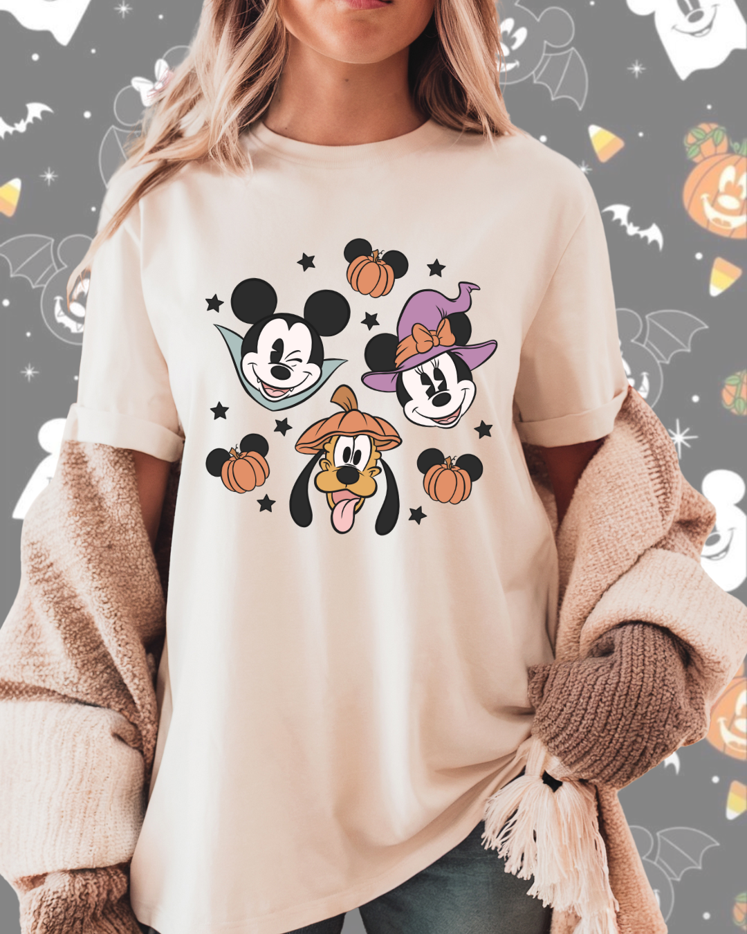 Spooky Pals Boxy Crop, Tee and Crewneck
