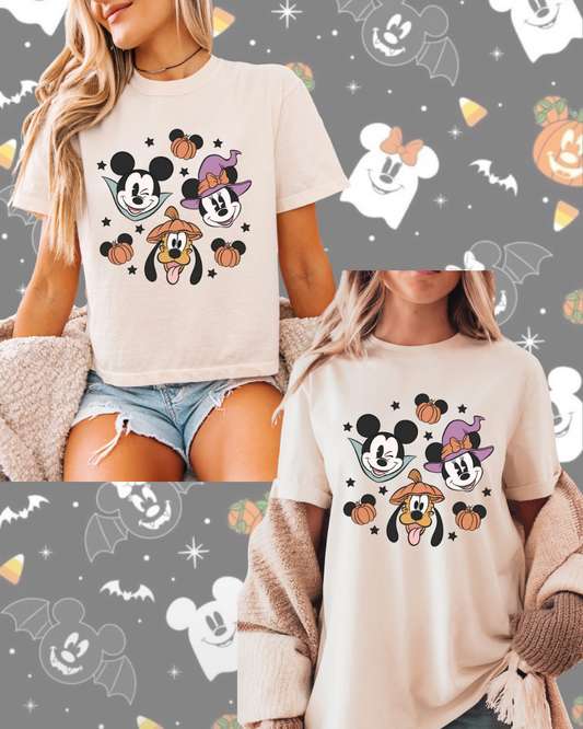 Spooky Pals Boxy Crop, Tee and Crewneck