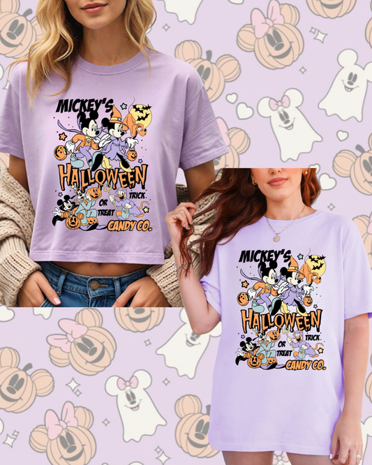 Trick or Treat Boxy Crop and Tee
