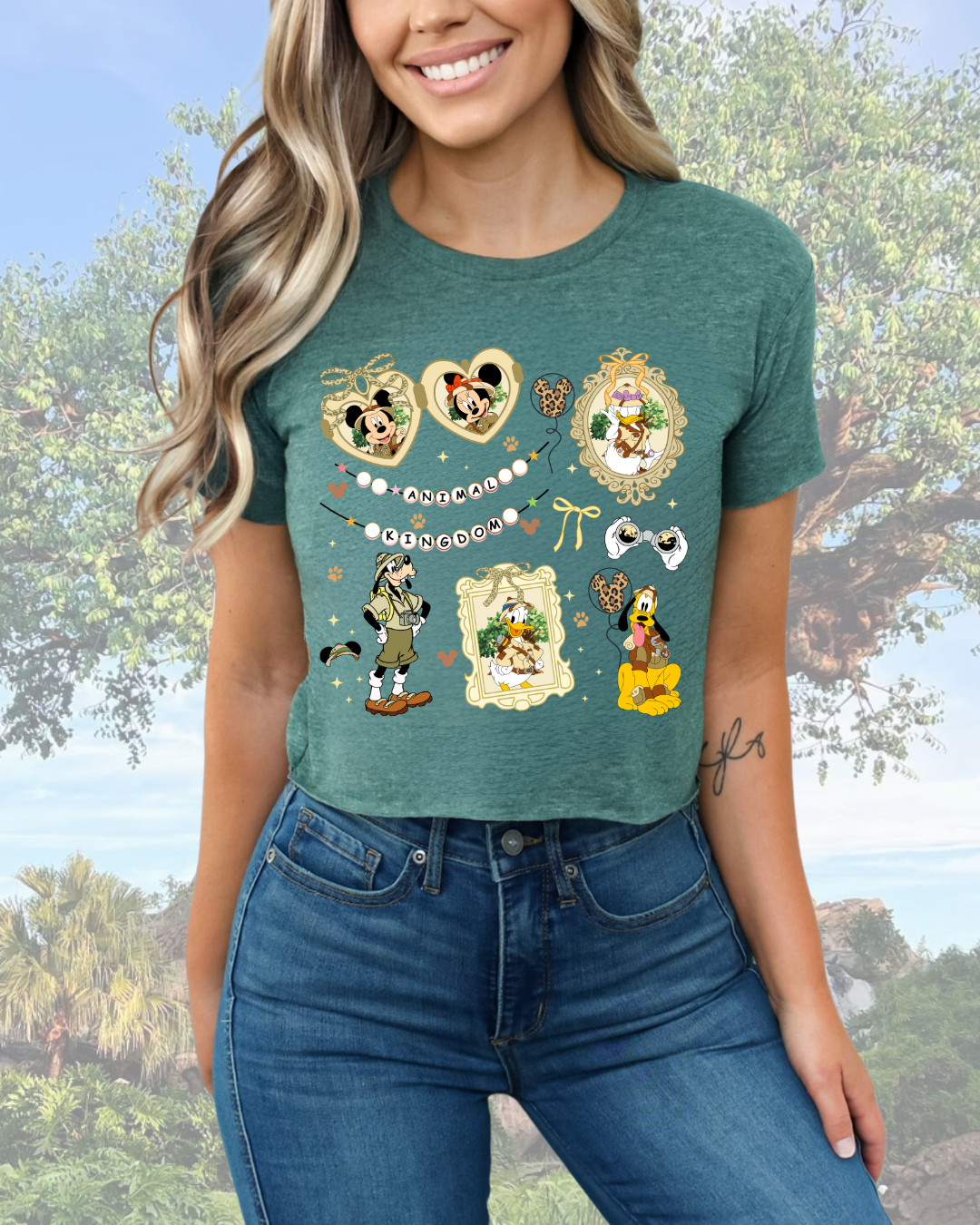 Animal Kingdom Crop or Tee