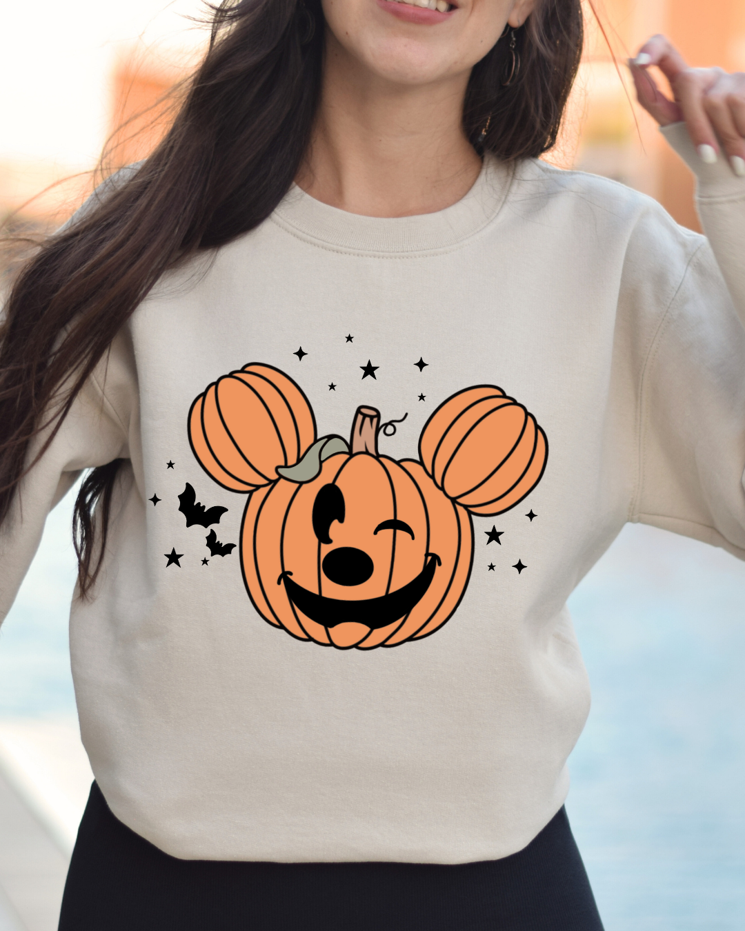 Halloween Pumpkin Boxy Crop, Tee and Crewneck