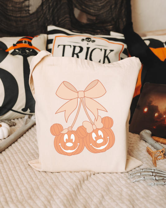 Pumpkin Sweethearts Tote Bag