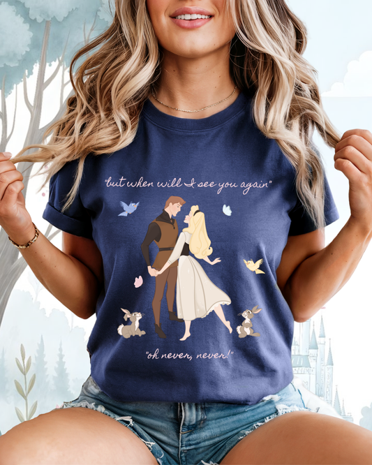 Once Upon a Goodbye Crop and Shirt