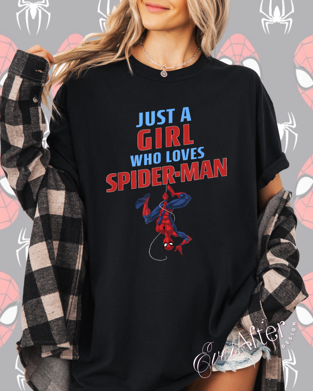Spider Girlie Shirt and Crop
