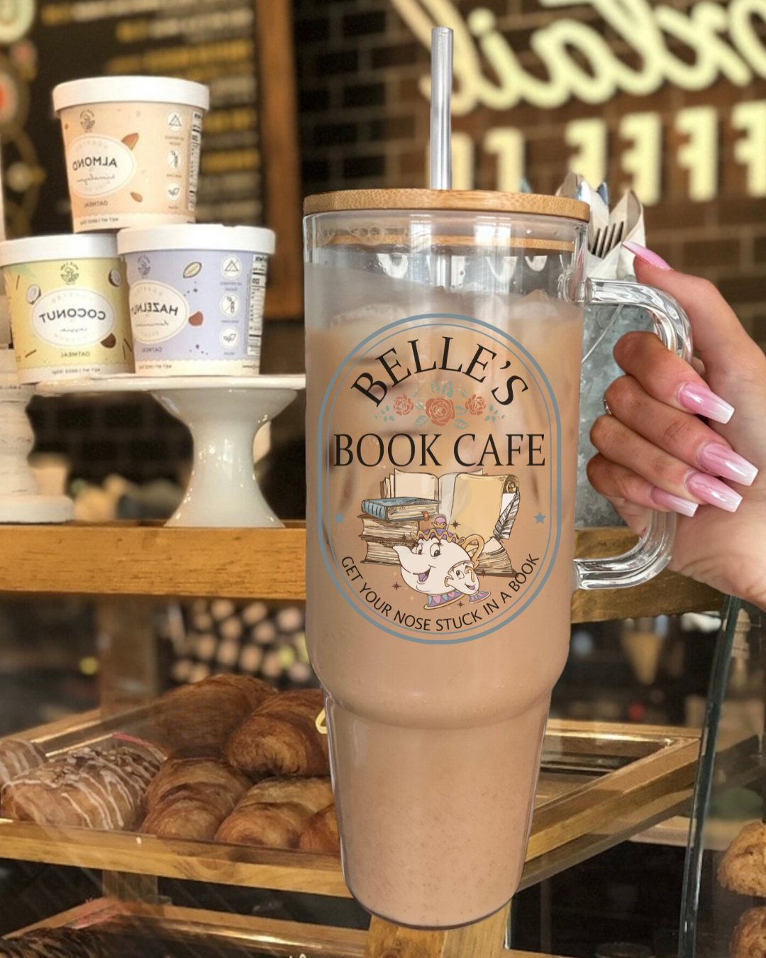 Book Cafe Glass