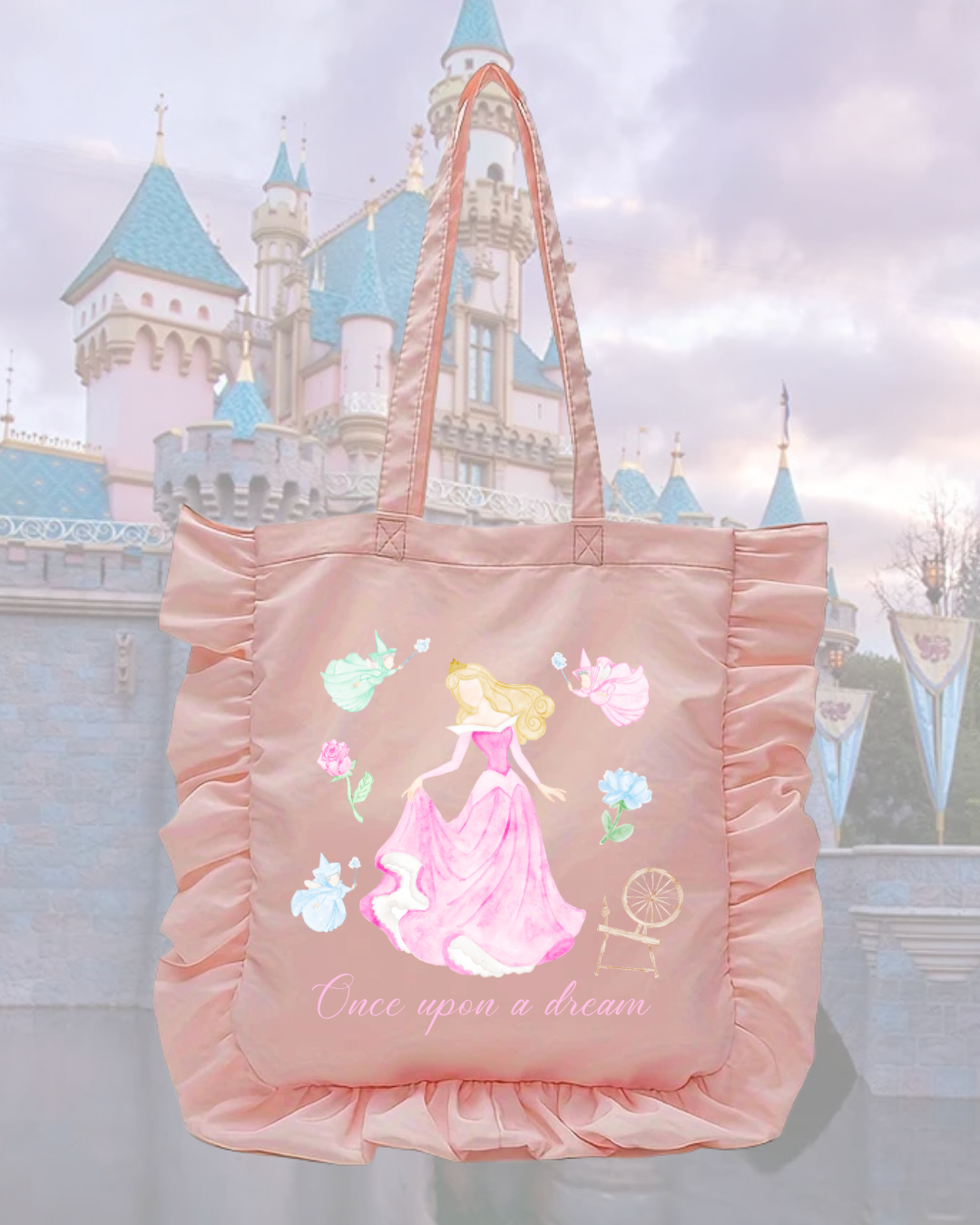 Once Upon a Dream Ruffle Tote Bag