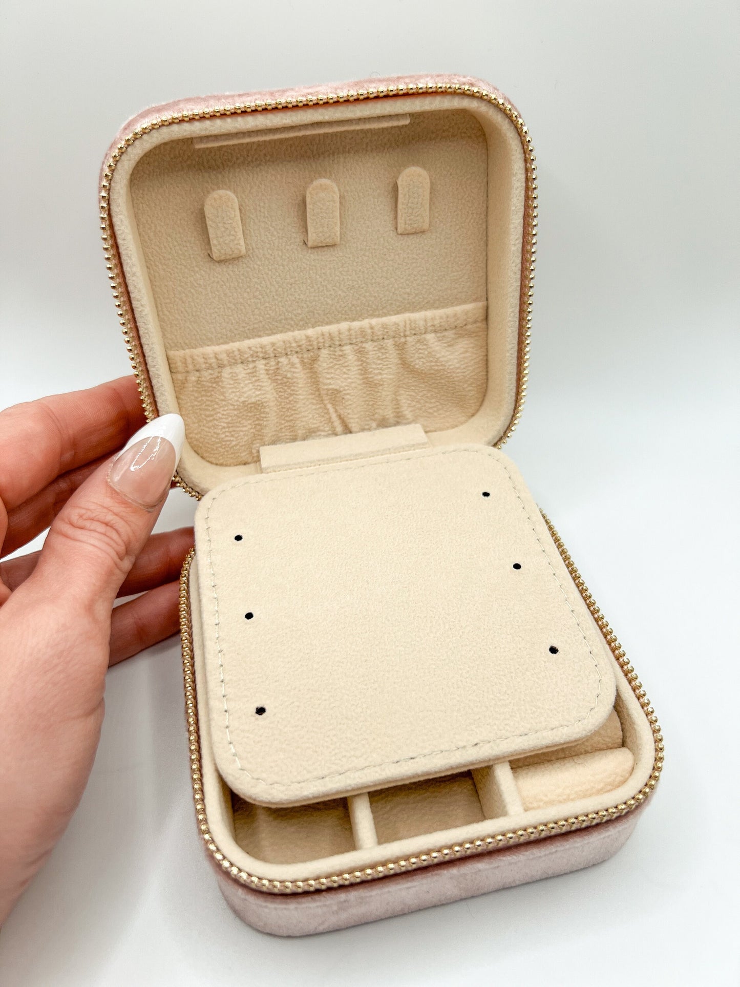 Crown of Dreams Velvet Jewelry Case